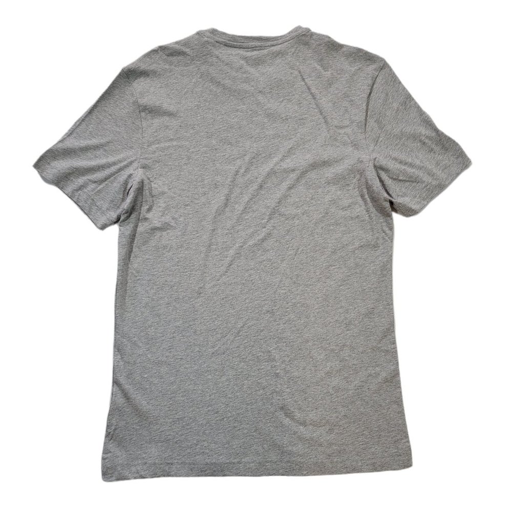 Reebok T-Shirts Mens Training Big Logo Tee GS1614 (Size S) Medium Heather Grey/B - Picture 3 of 5